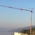 Self Erecting Crane Overlooking a Bay